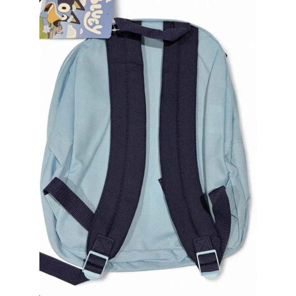 NWT Large Backpack - Bluey - Play w/Bingo Blue/Orange 16